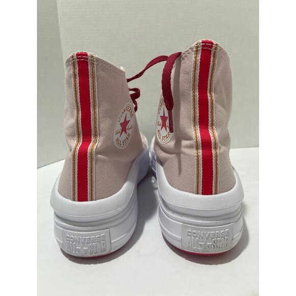 Converse All Star Chuck Taylor Womens Pink Sneakers high-Top platform size 10 - Picture 3 of 6